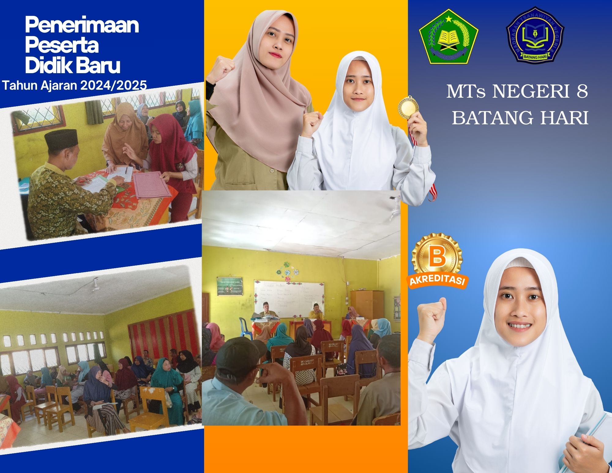 Rapat Penting Wali Siswa Baru MTsN 8 Batang Hari Tahun Ajaran 2024/2025