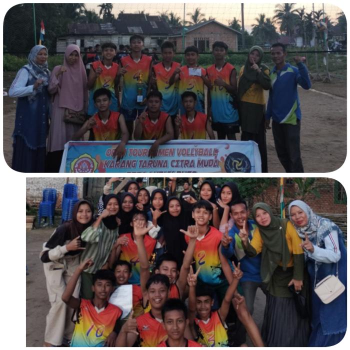 TOURNAMEN VOLLY BALL DI DESA LUBUK RUSO