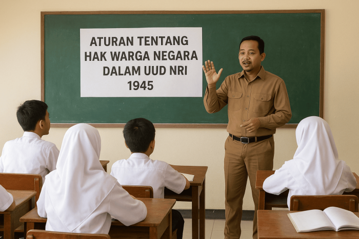 Siswa MTsN 8 Batang Hari Dalami Hak Warga Negara