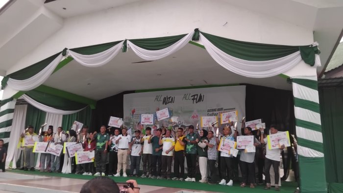 MTsN 8 Batang Hari Raih Juara III Terompah Panjang Tarkam Kemenpora