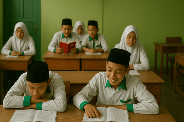 Siswa MTsN 8 Batang Hari Dalami Makna Infak dan Sedekah