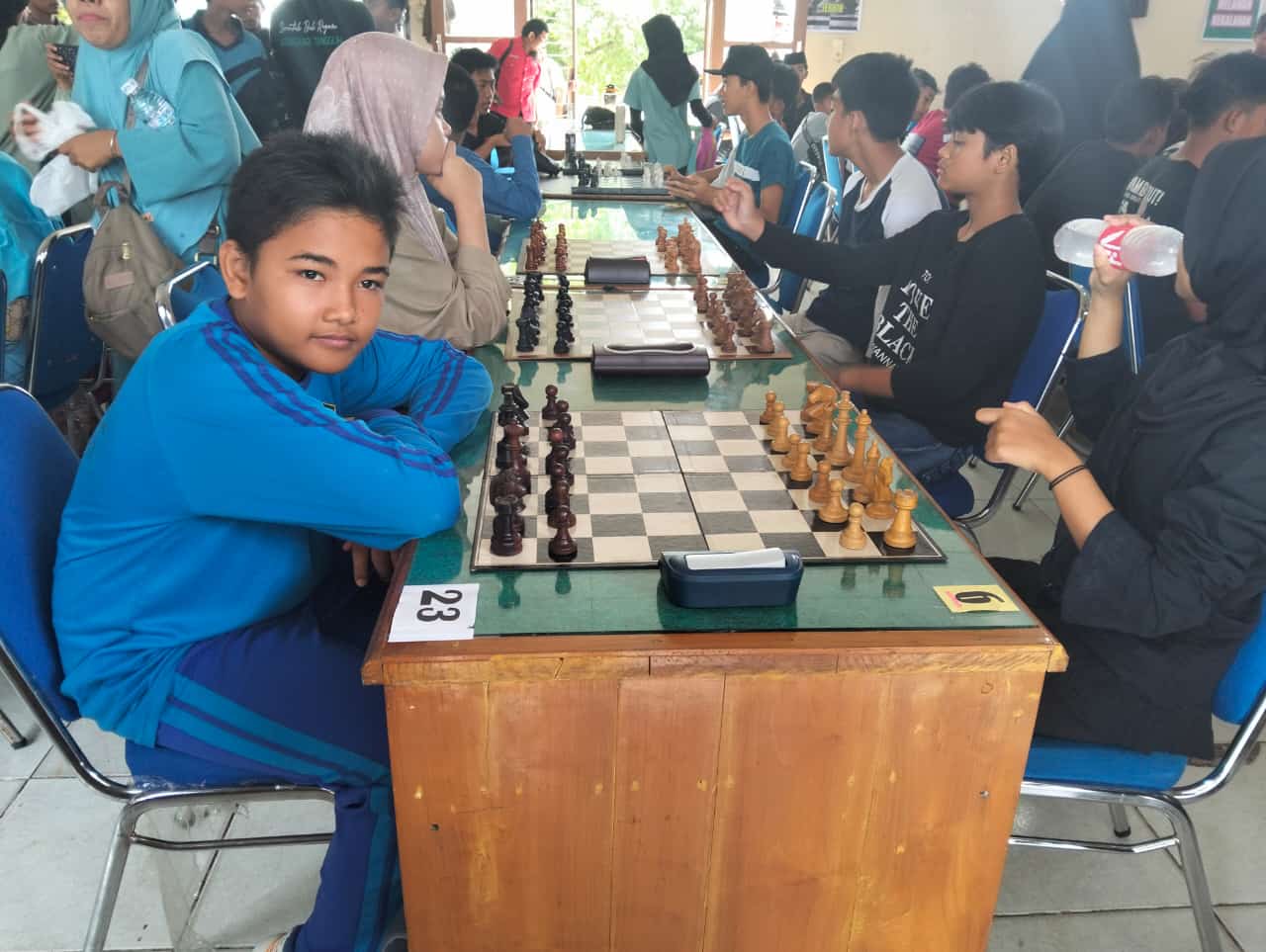 Siswa MTsN 8 Batanghari, Shandy Afif Maulana KL, Ikut Meriahkan Lomba Catur Se-Sumatra