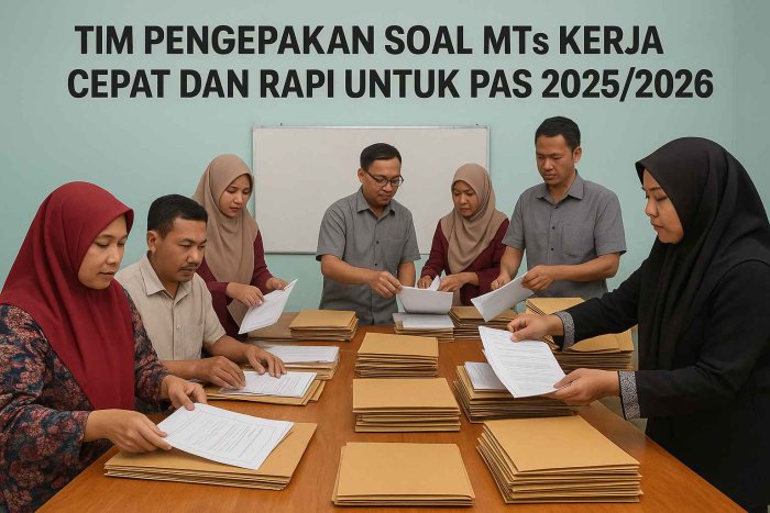 Panitia MTs Siapkan Soal PAS 2025/2026 dengan Teliti