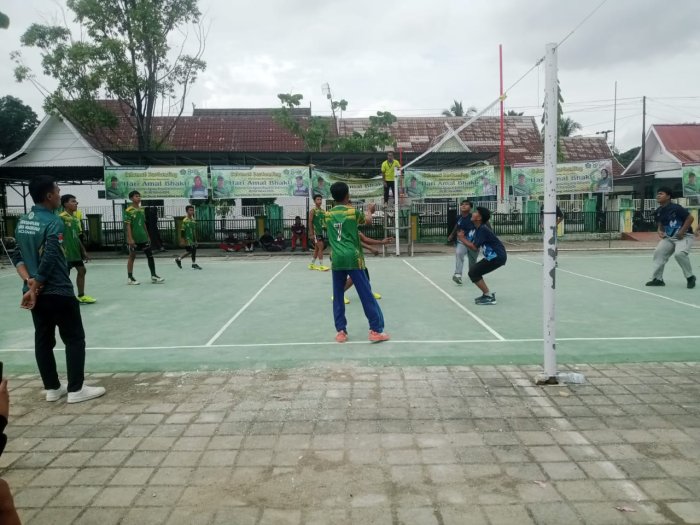 MTsN 8 Batang Hari Melaju ke Final Voli Perebutkan Juara HAB ke-80 Kemenag