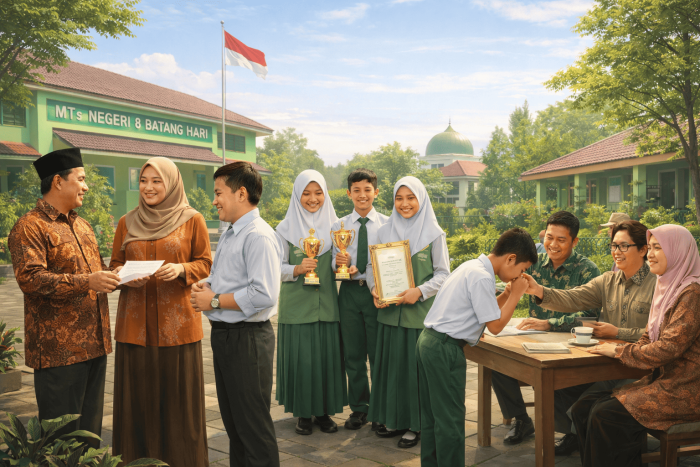 Memasuki Tahun 2026, MTsNegeri 8 Batang Hari Perkuat Sinergi untuk Prestasi dan Akhlak Mulia