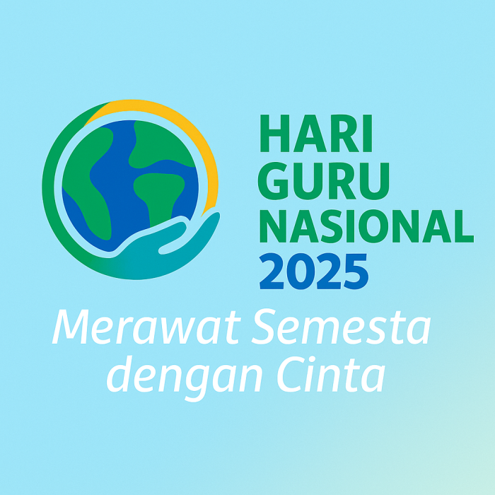 Makna Logo Hari Guru Nasional 2025 Dikenalkan di MTsN 8 Batang Hari
