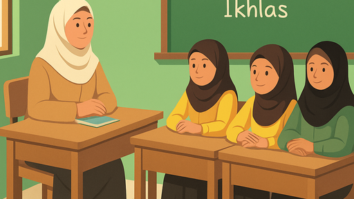 Guru MTsN 8 Batang Hari Tanamkan Nilai Sabar dan Ikhlas