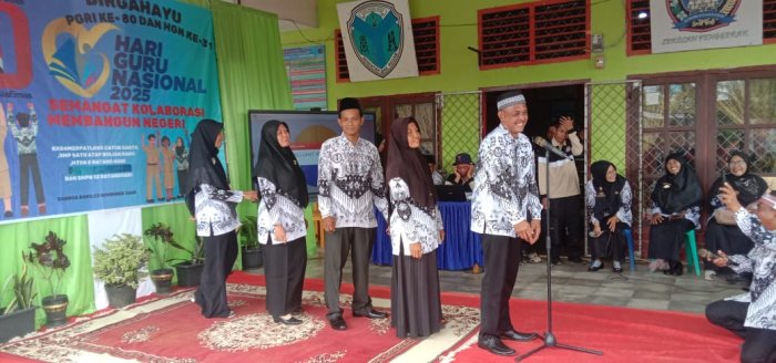 Lomba Sambung Lagu Antar Sekolah di Desa Jangga Baru