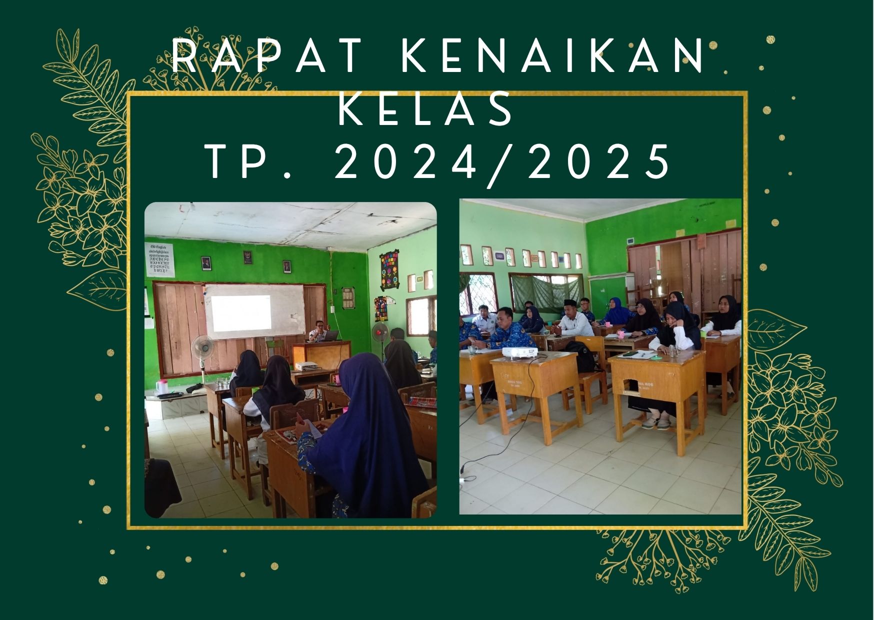 MTsN 8 Batanghari Gelar Rapat Kenaikan Kelas, Soroti Perkembangan Akademik dan Karakter Siswa