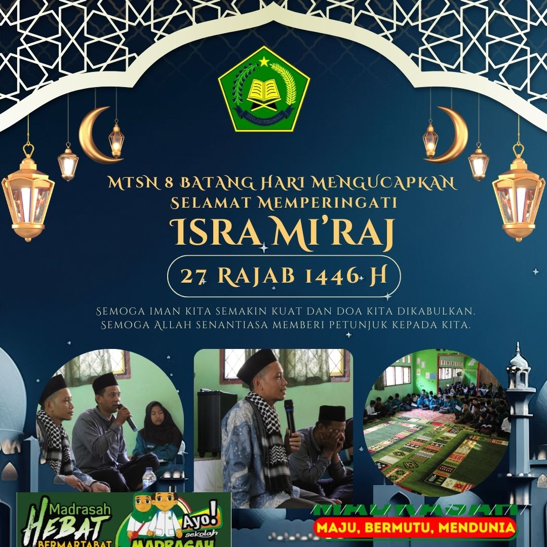 Isra Mi'raj di MTsN 8 Batang Hari Berlangsung Khidmat