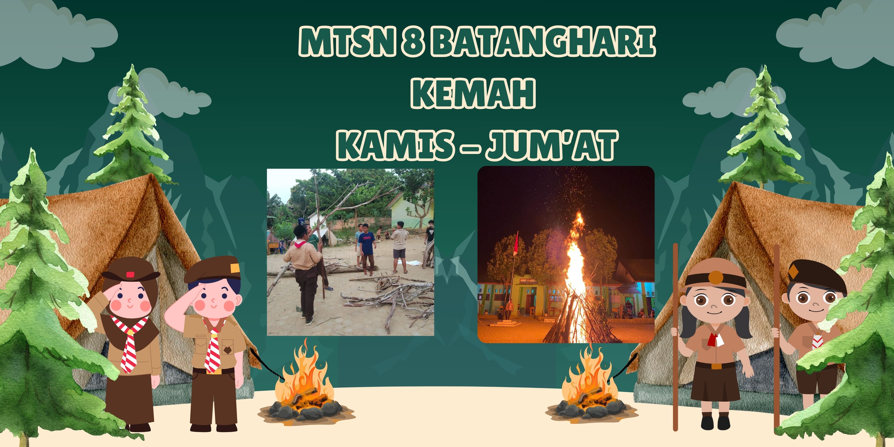 MTsN 8 Batanghari Gelar Perkemahan Pramuka Meriah, Semarakkan Semester Genap 2024/2025