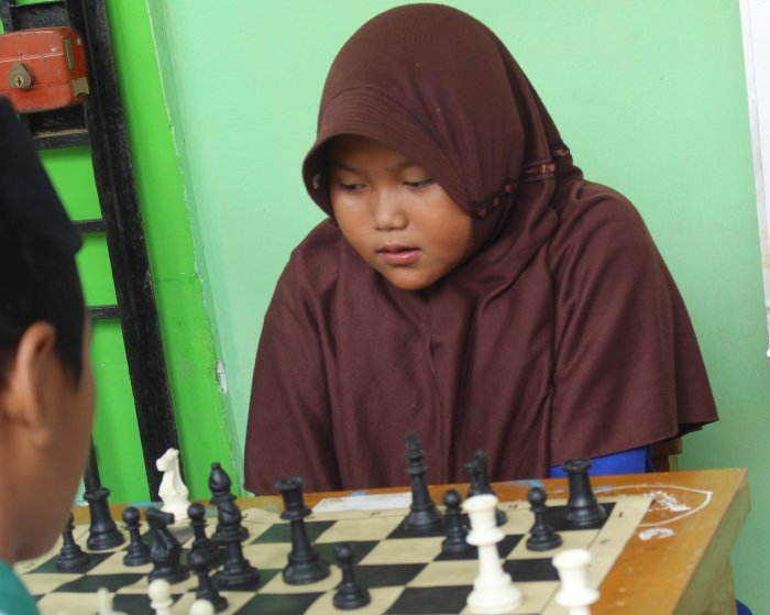 MTsN 8 Batang Hari Gelar Class Meeting Catur, Kelas VII.3 Jadi Pelaksana Utama