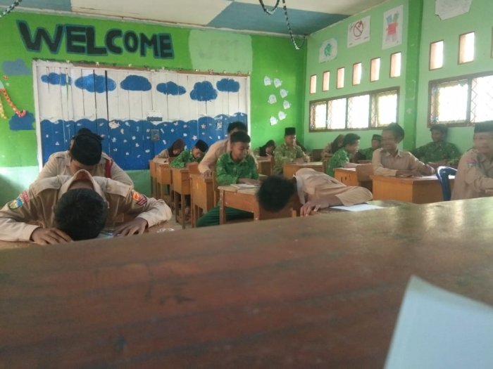 MTsN 8 Batang Hari Laksanakan Ujian SAS, Mata Pelajaran Akidah Akhlak Tuntas Digelar